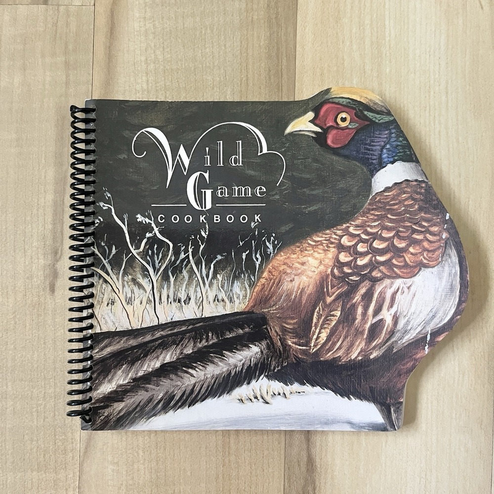 Wild Game Cookbook Judith Bosley 1999 Spiral Die Cut Hunting Fishing Recipes